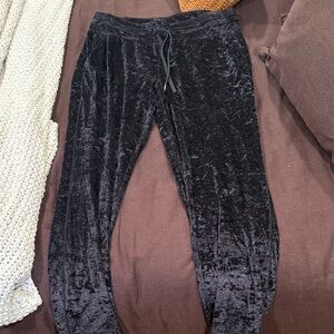 Lululemon Velvet Jogger Pants in Black